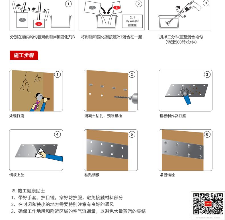 包钢潞城粘钢加固施工过程